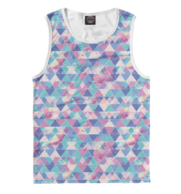 Майка для мальчика с изображением Абстракция цвета Белый