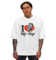 Мужская футболка оверсайз Love Hip Hop
