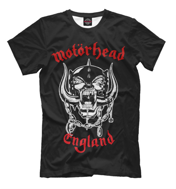 Футболка для мальчиков с изображением Motorhead цвета Белый
