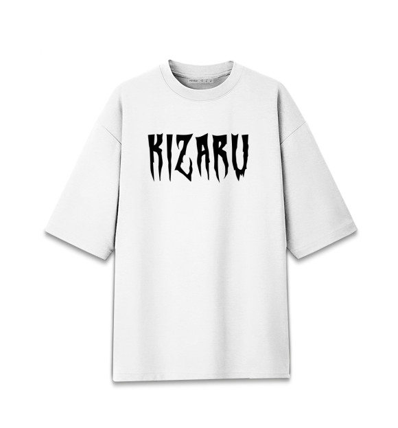 Женская футболка оверсайз с изображением Kizaru цвета Белый