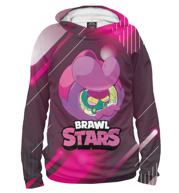 Женское худи с изображением Eve Ева BrawlStars цвета Белый