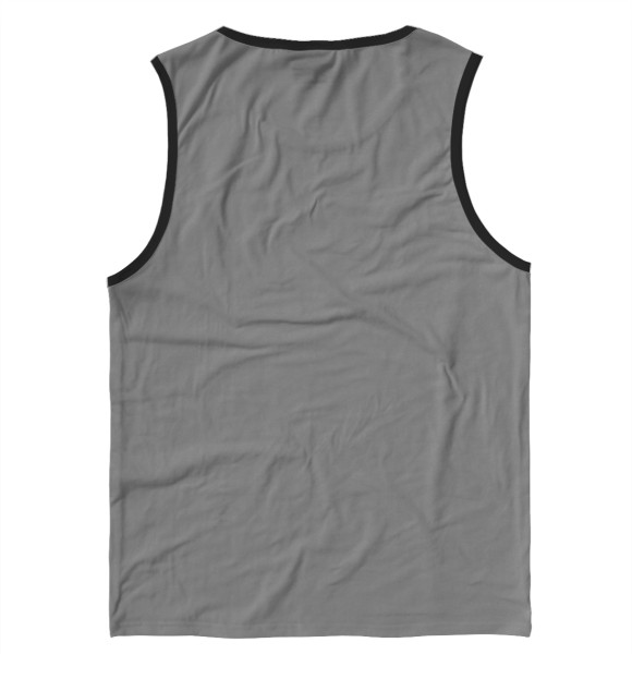 Мужская майка с притом Курт Кобейн цвета Белый Мужская майка с изображением Курт Кобейн цвета Белый