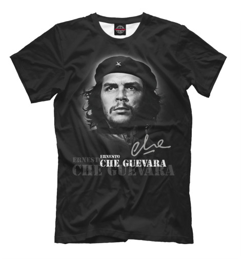 хлопковые футболки print bar che guevara Футболки Print Bar Che Guevara