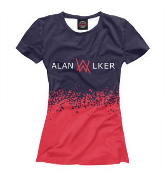 Женская футболка Алан Уокер