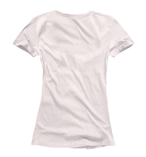 Женская футболка с изображением Louna цвета Белый