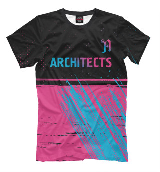 Мужская футболка Architects Neon Gradient