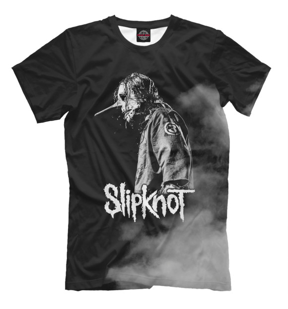 Футболка для мальчиков с изображением Slipknot цвета Белый