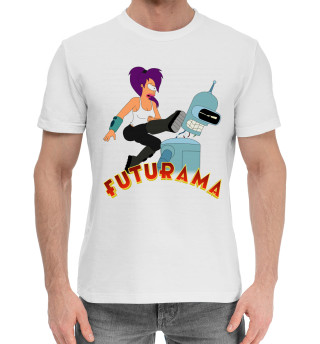 Мужская хлопковая футболка Futurama