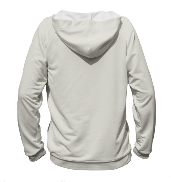 Женское худи с изображением Рисованная капибара цвета Белый