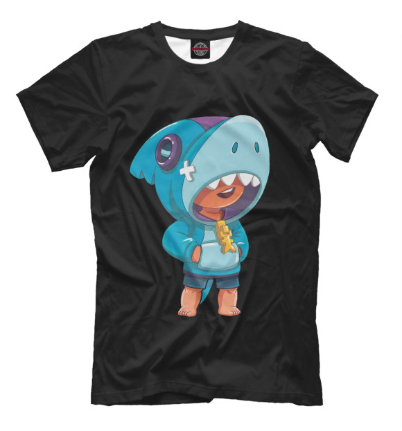 Футболка для мальчиков с изображением Brawl Stars SHARK цвета Белый