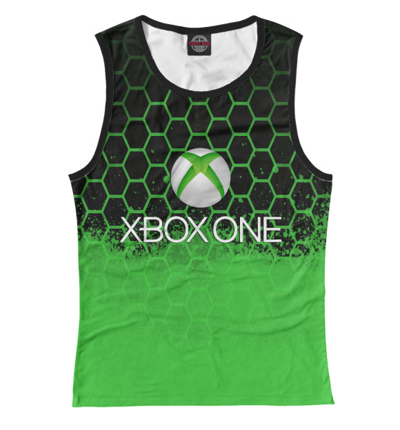Майка для девочки с изображением Xbox | Иксбокс цвета Белый