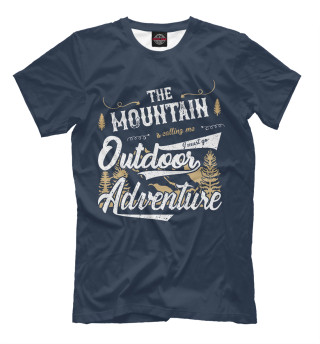 Мужская футболка В горы