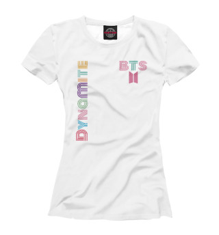 Женская футболка Dynamite, BTS, БТС, Динамит