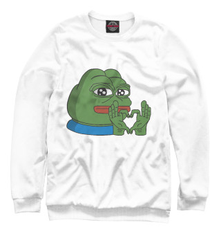 Женский свитшот Pepe, pepe love