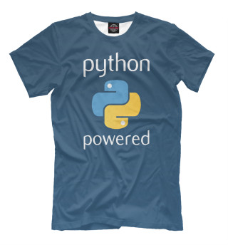 Мужская футболка Python Powered