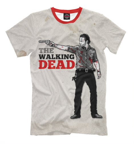 

Футболки Print Bar, Бежевый, The Walking Dead
