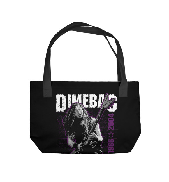Пляжная сумка с изображением Dimebag Darrell цвета 