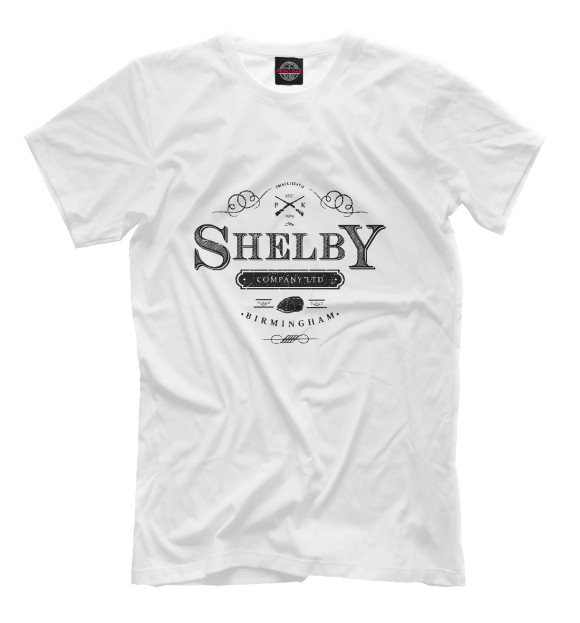 Мужская футболка с изображением Shelby Company Limited цвета Белый