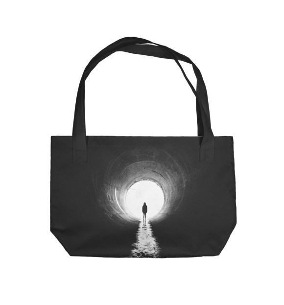 Пляжная сумка с изображением Shine цвета 