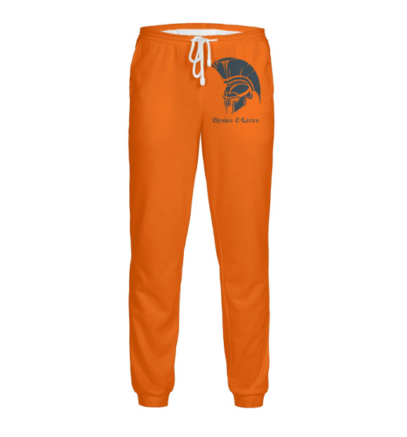 Мужские спортивные штаны с изображением Гладиатор цвета Белый