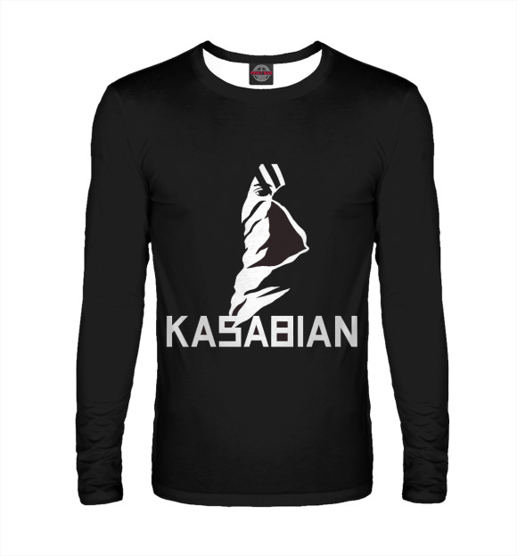 Мужской лонгслив с изображением Kasabian цвета Белый