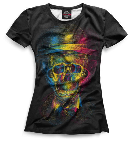 

Футболки Print Bar, Белый, Skull
