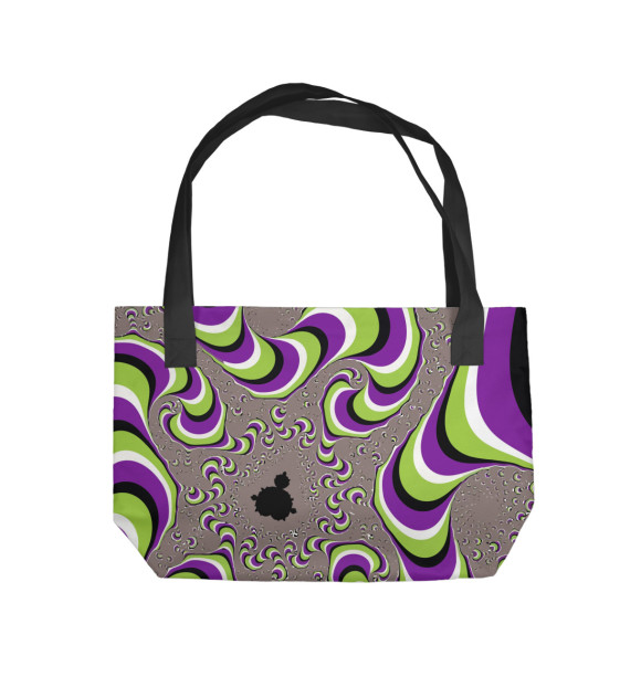 Пляжная сумка с изображением acid trip цвета 