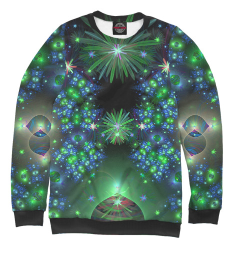 

Свитшоты Print Bar, Белый, Fractal Pattern
