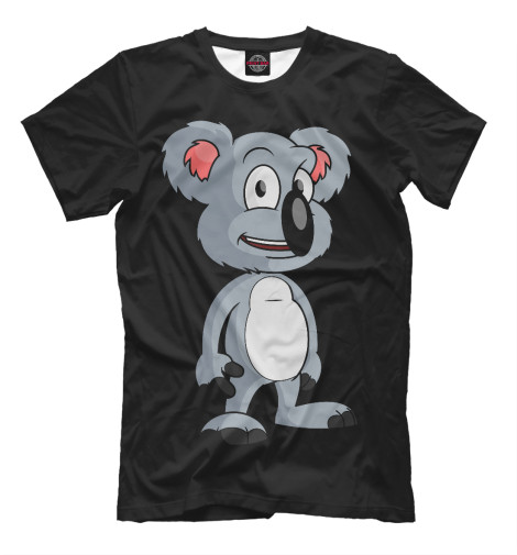 

Футболки Print Bar, Черный, Коала