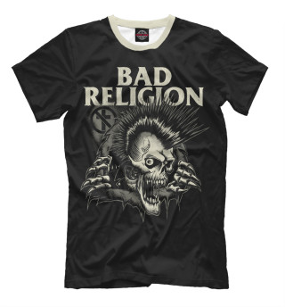 Мужская футболка Панк-Рок (плохая религия)
