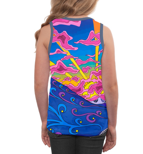 

Майки Print Bar, Белый, Психоделика