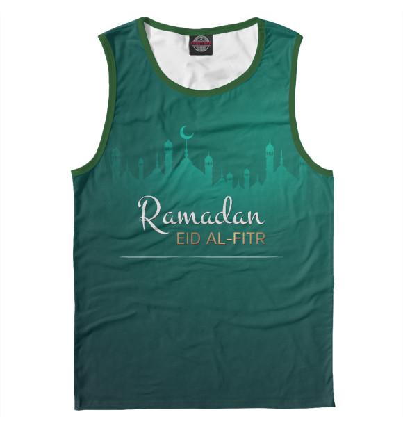 Майка для мальчика с изображением Ramadan цвета Белый