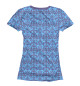 Женская футболка Damask Blue Rasberry