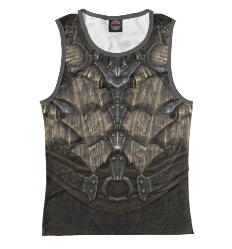 

Майки Print Bar, Белый, Skyrim: Dragonscale Armor