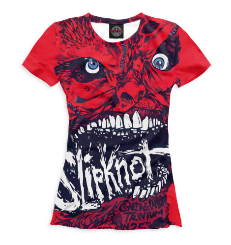 

Футболки Print Bar, Белый, Slipknot