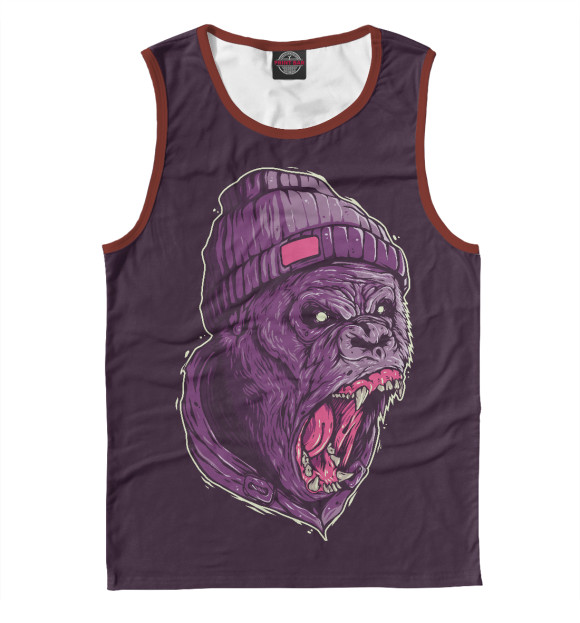 Майка для мальчика с изображением Gorilla цвета Белый