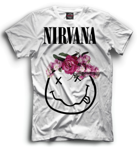 

Футболки Print Bar, Черный, Nirvana