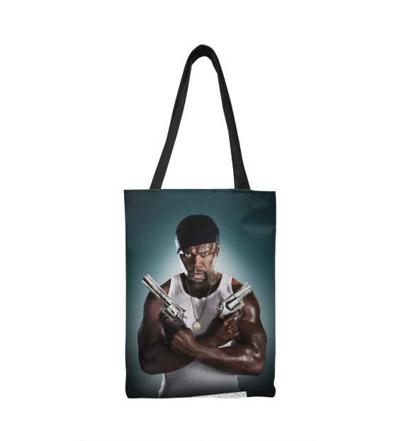 Сумка-шоппер с изображением 50 Cent цвета 
