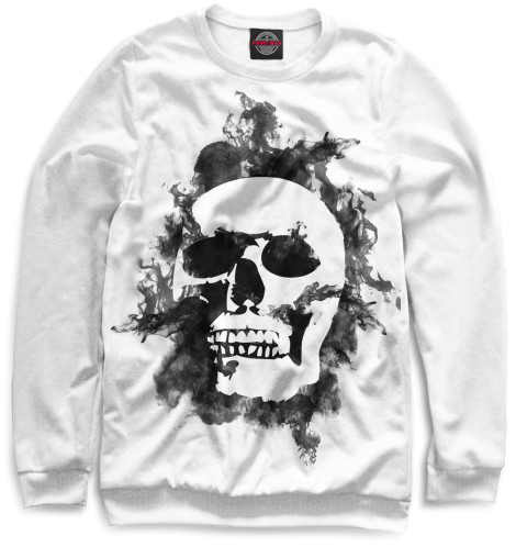 

Свитшоты Print Bar, Белый, Skull