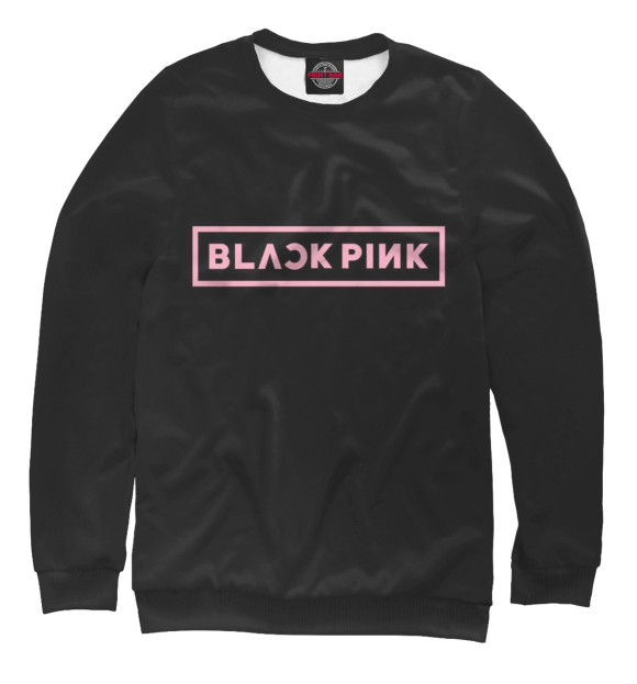 Женский свитшот с изображением Blackpink цвета Белый