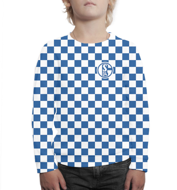 Свитшот для мальчиков с изображением Schalke 04 цвета Белый