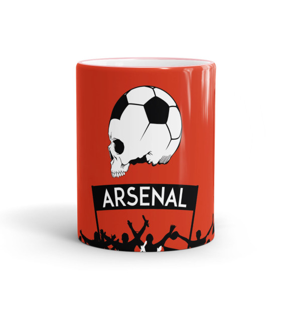 Кружка с изображением Arsenal цвета розовый