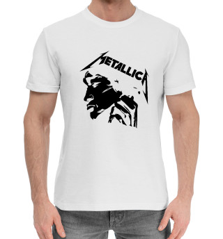 Мужская хлопковая футболка Metallica