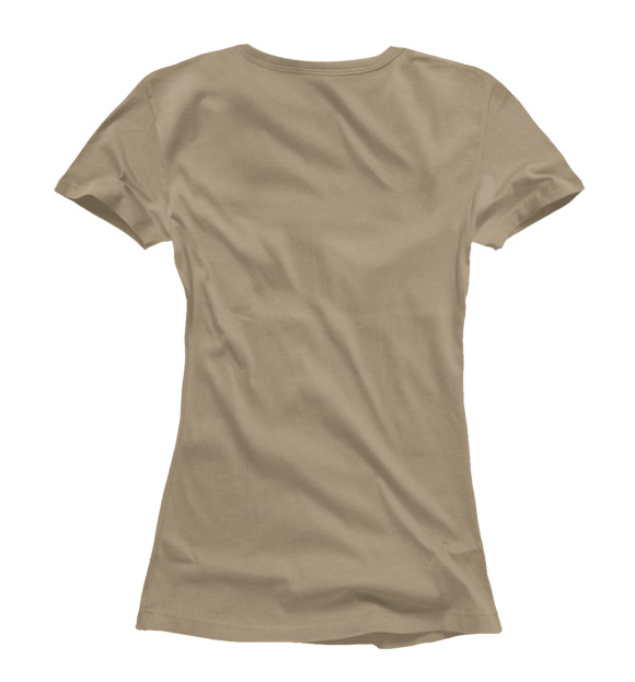 Женская футболка с изображением Кровавый топор цвета Белый