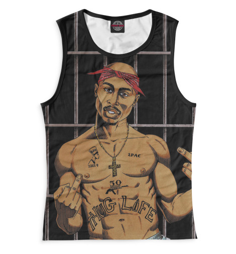 

Майки Print Bar, Белый, 2Pac