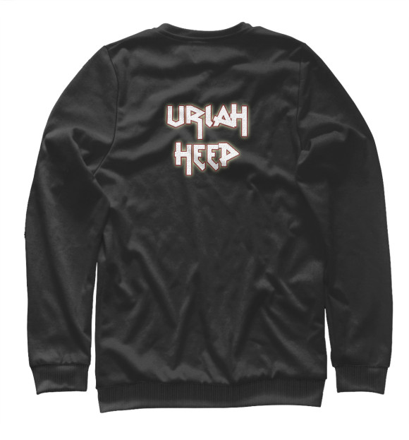 Мужской свитшот с изображением Uriah Heep цвета Белый