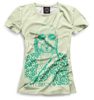 Женская футболка Kurt Cobain