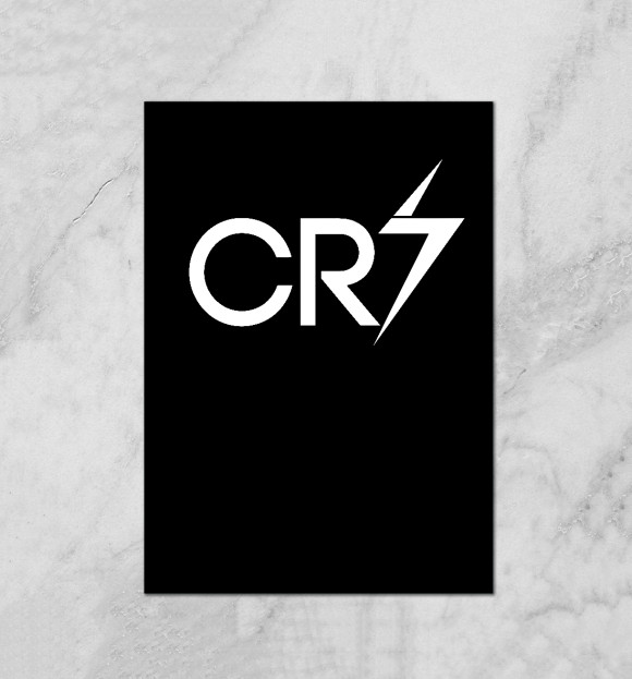 Плакат с изображением Ronaldo 7 цвета Белый