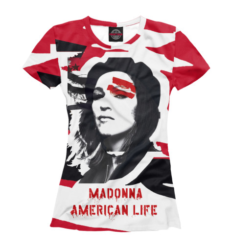 

Футболки Print Bar, Белый, American Life