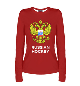 Женский лонгслив Russian Hockey